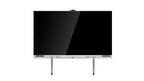 Dahua 135-inch COB LED All-In-One display met slank zilveren frame en geïntegreerde camera op een witte achtergrond.