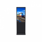 Zwarte 55-inch Dahua staande digital signage display met Full HD scherm en slank professioneel design.